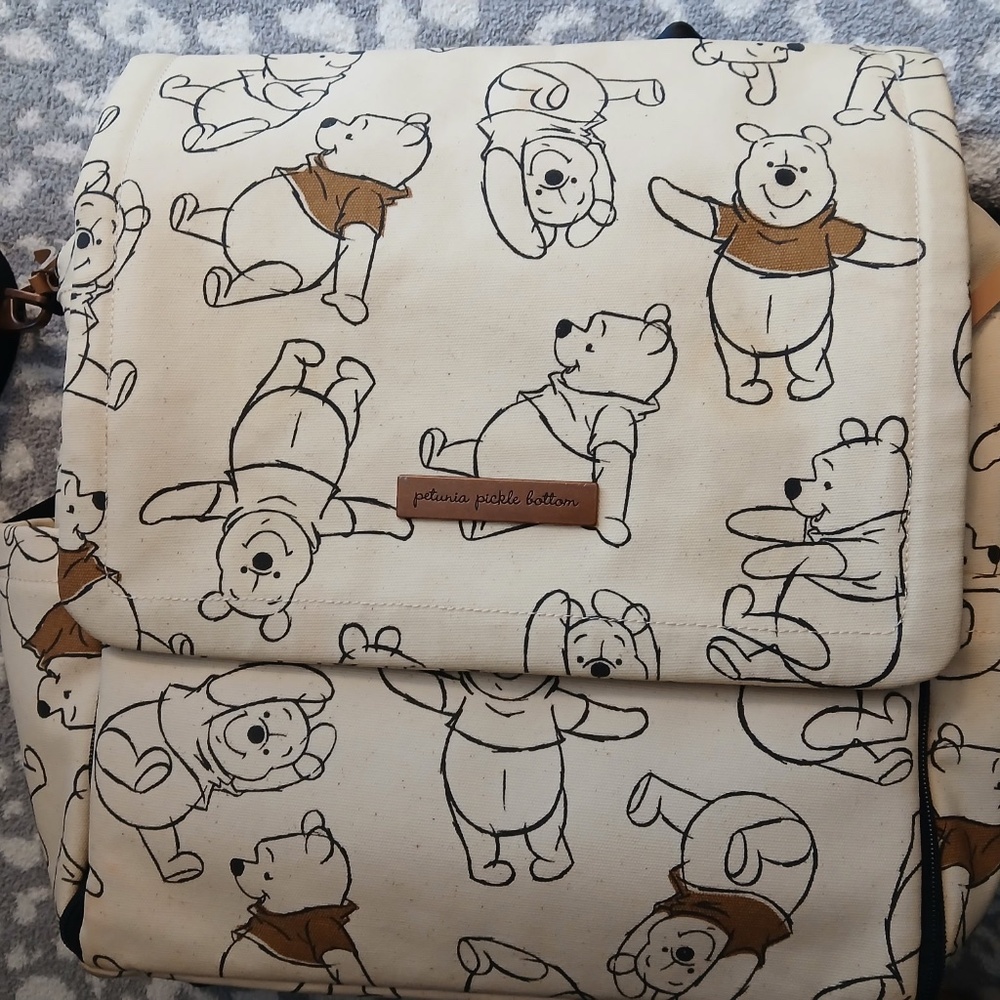 Petunia Pickle Bottom Disney Winnie The Pooh Diaper Bag/Backpack